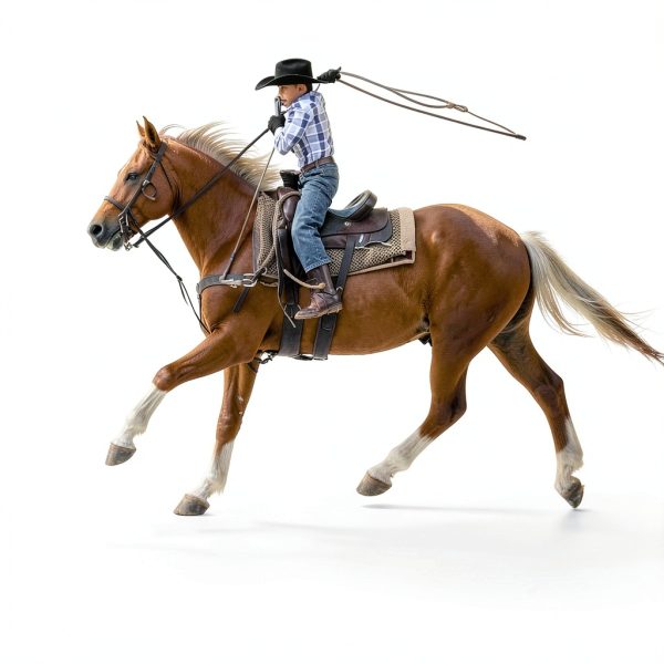 Kids Equine Rope Weaver Lasso Waxed Nylon 5/16x20-3