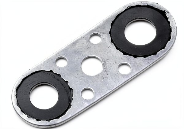 Oil Cooler Gasket WHEELZEN Polished Metal-2