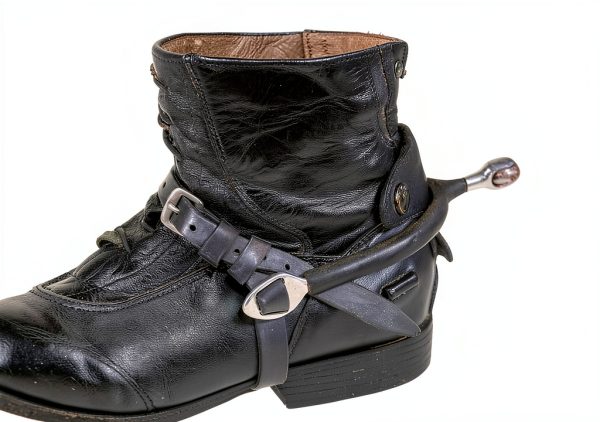 Nunn Finer Equestrian Spur Straps Black Rubber-3