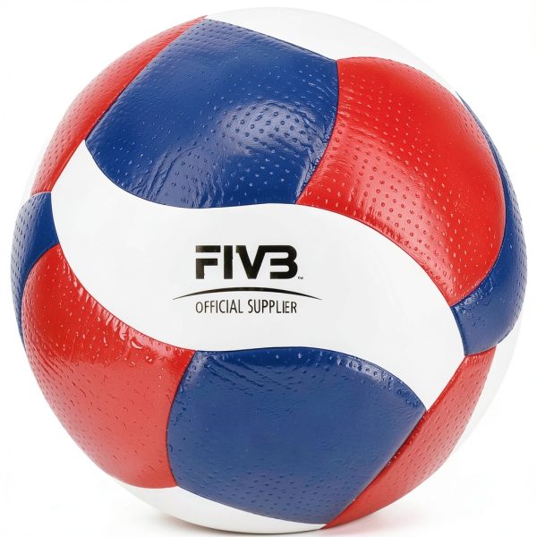 Mikasa Volleyball Official 26in Red White Blue-1