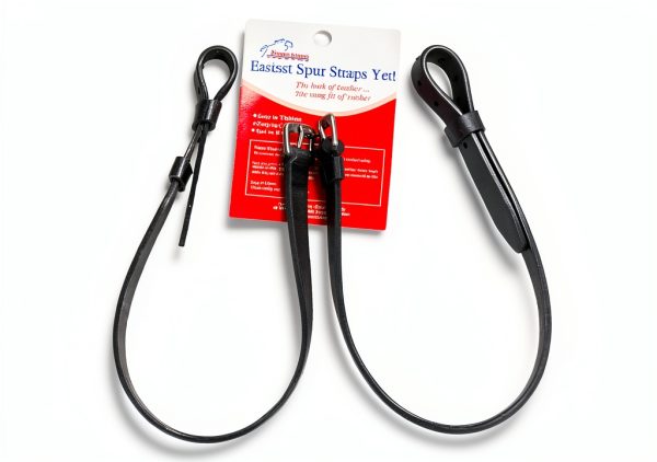 Nunn Finer Equestrian Spur Straps Black Rubber-1