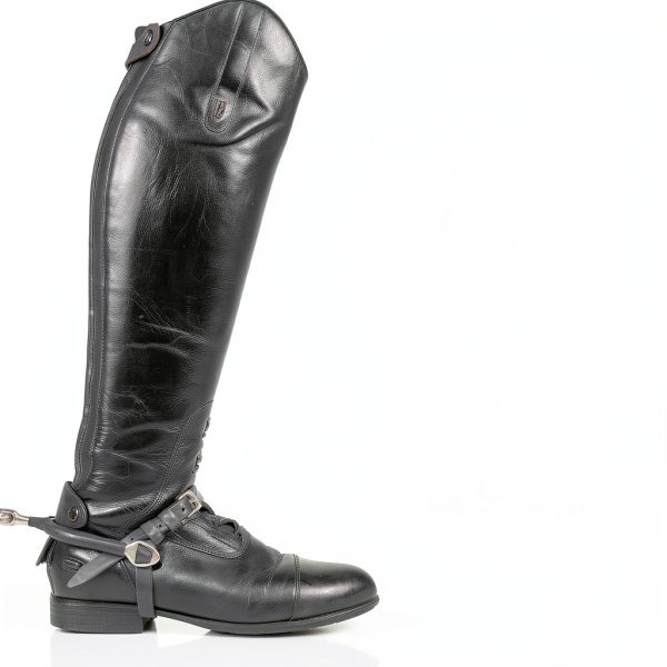 Nunn Finer Equestrian Spur Straps Black Rubber-4