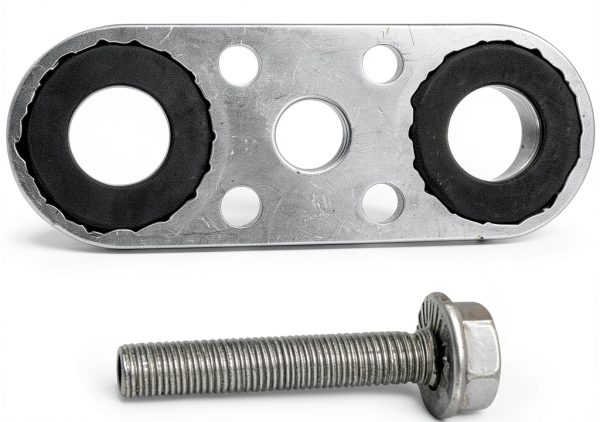 Oil Cooler Gasket WHEELZEN Polished Metal-1
