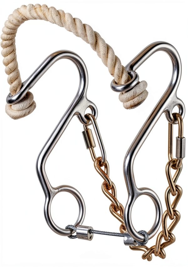 Tough 1 Horse Driving Equipment Rope Nose Stainless Steel-0