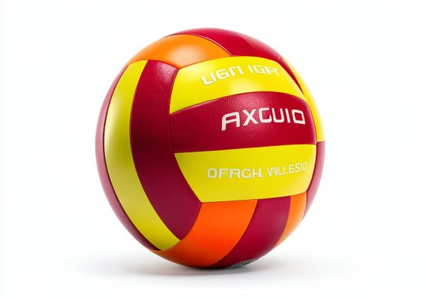 Soft Cloth Volleyball AXGUIQ Pink Yellow Indoor-3