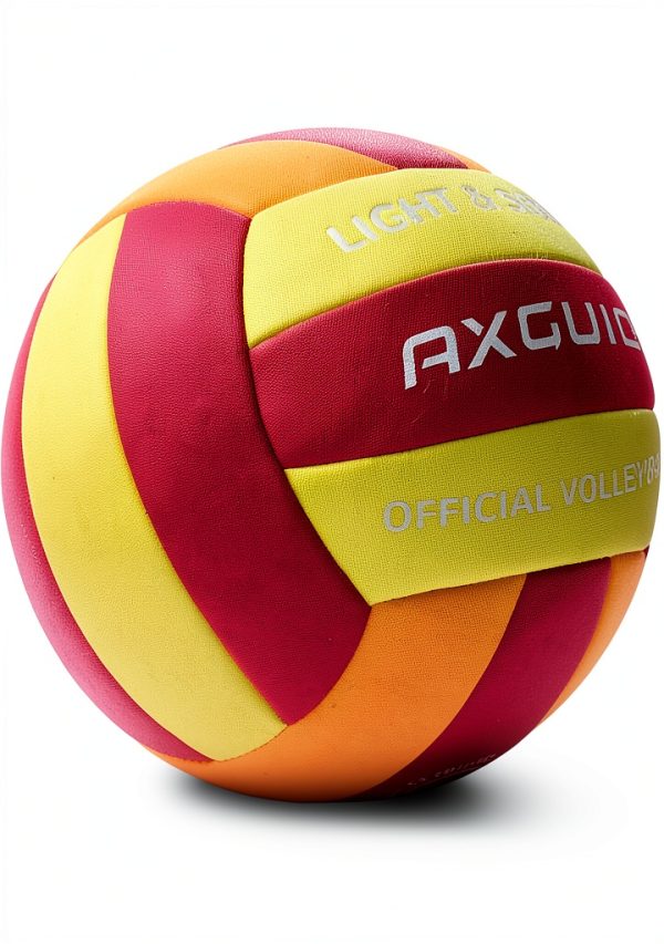 Soft Cloth Volleyball AXGUIQ Pink Yellow Indoor-1