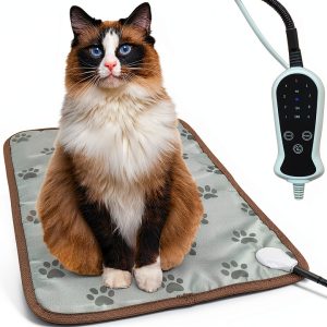 Pet Heating Pad DEOMAN Dog Cat Bed with Adjustable Temp 47x30-0