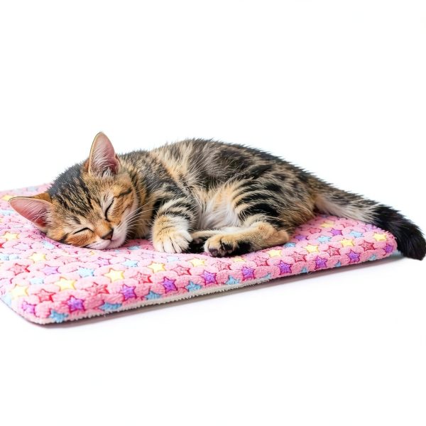 Cat Blanket 2 Pack Ultra Soft Reversible Flannel Bed Red Purple-2