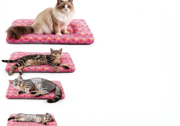 Cat Blanket 2 Pack Ultra Soft Reversible Flannel Bed Red Purple-1